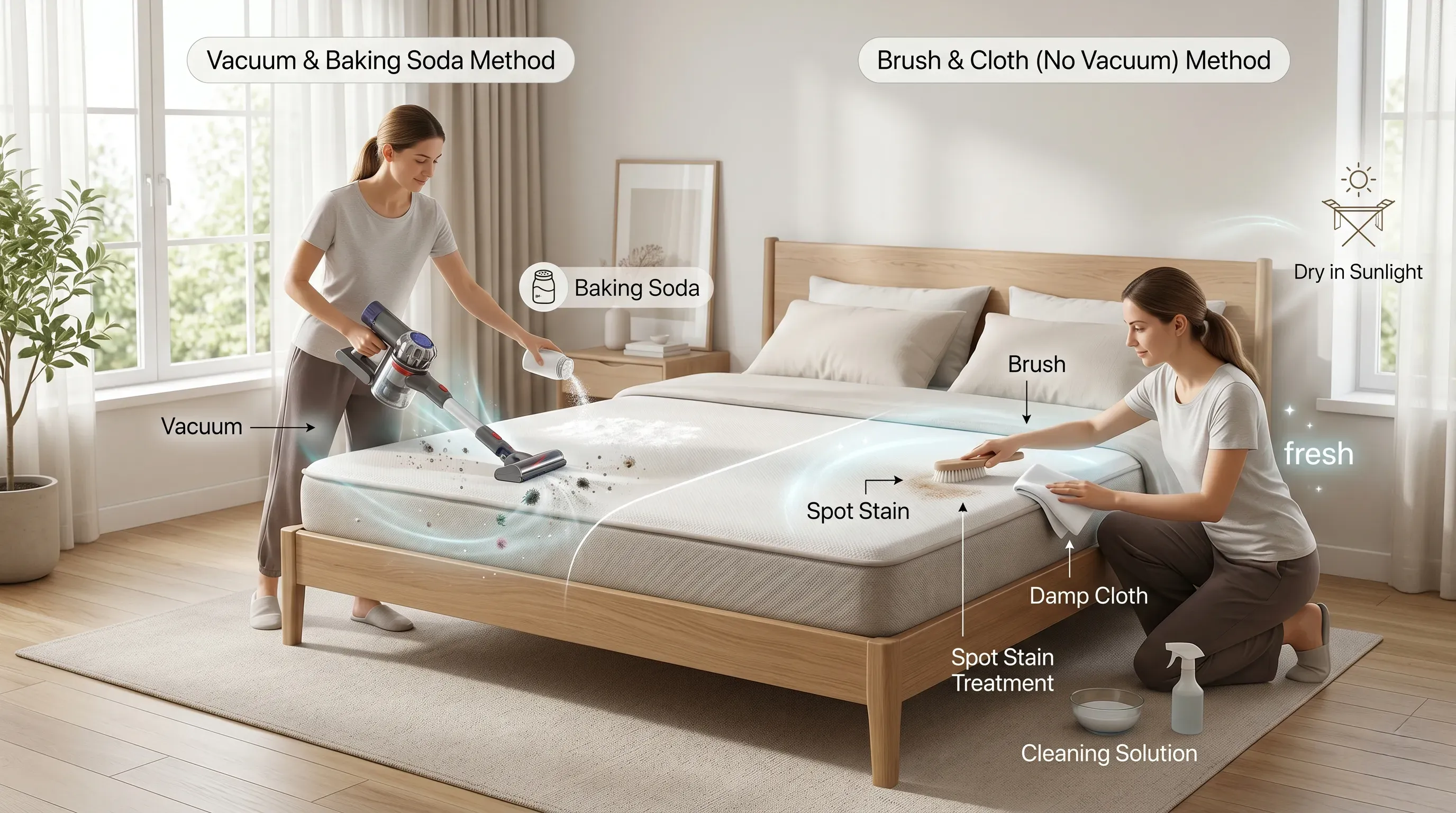 How to Clean a Mattress at Home