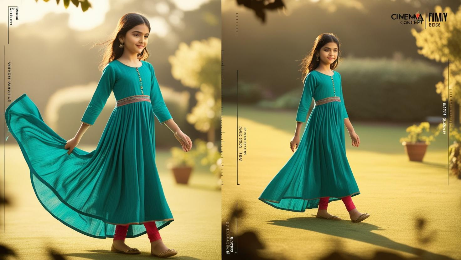 3. Empire Waist Kurti - The Magic of Flowy Fabric