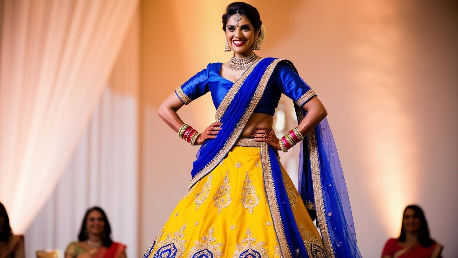 9. Yellow + Electric Blue - Trendy and attractive!