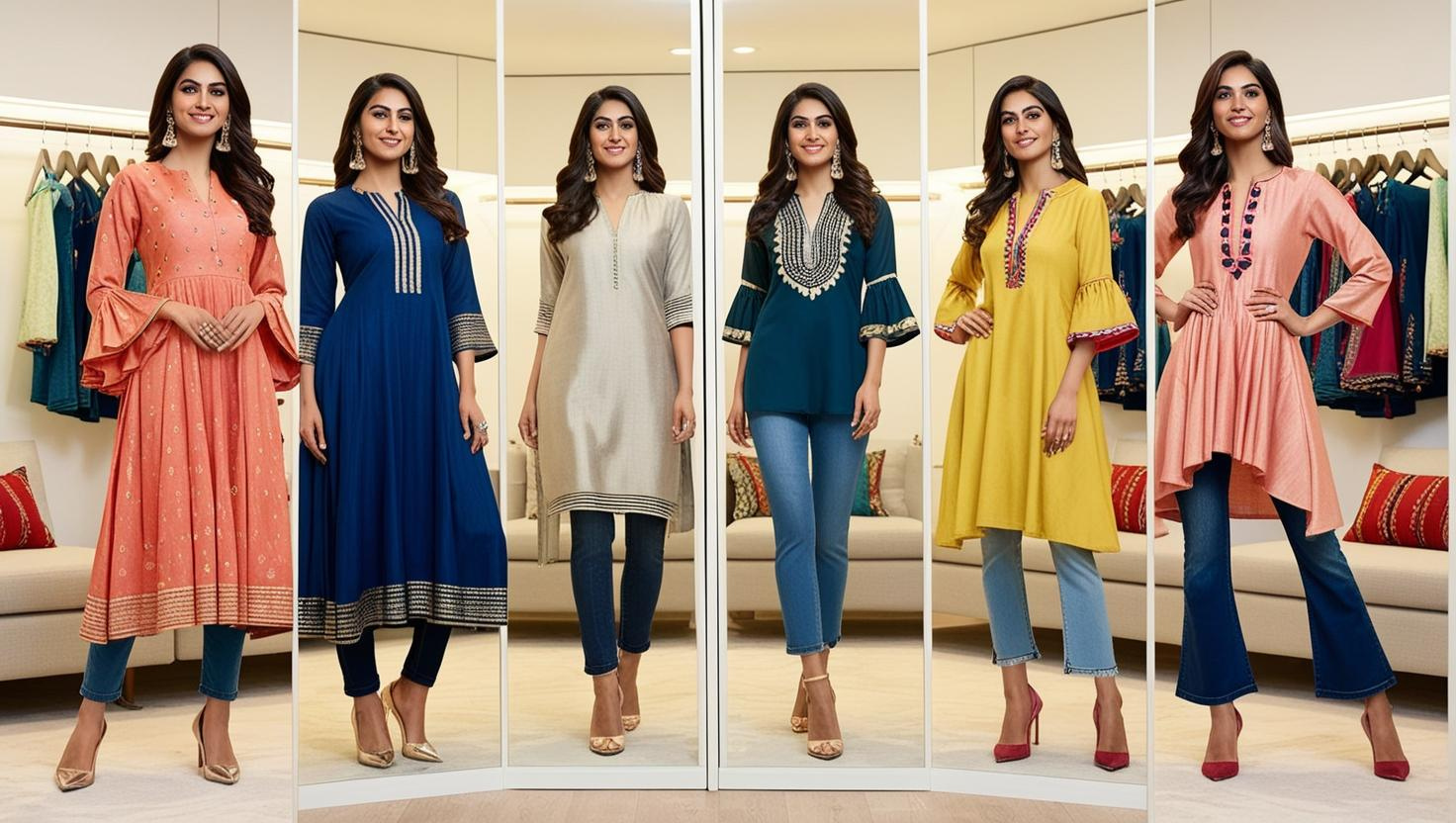 Perfect Combination of Kurti and Jeans That Will Make You Stylish!