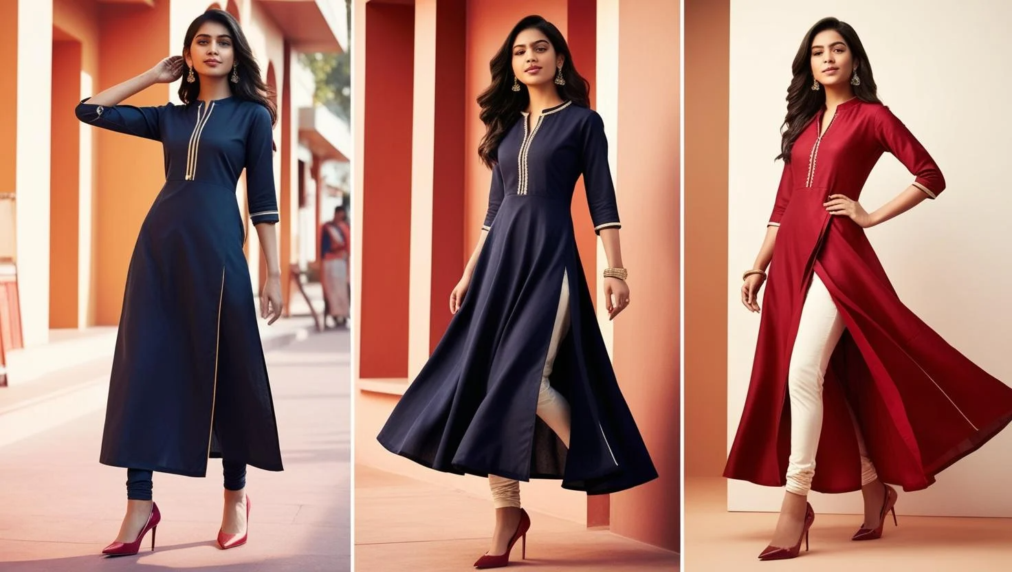 Trendy Kurti For Short Height Girls in Indiaâ€“ Get a Tall and Stylish Look!