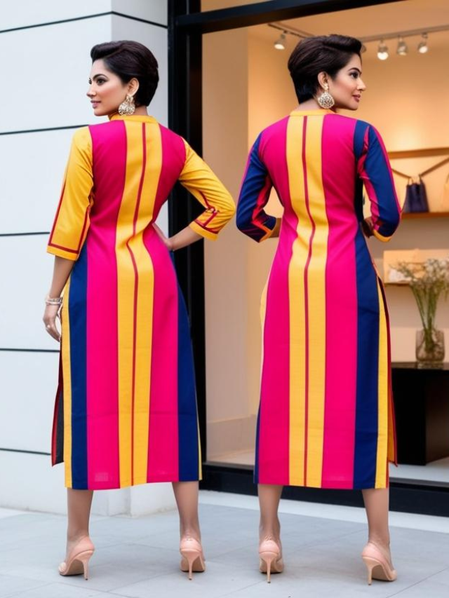 Trendy Kurti Designs for Short Height Girls